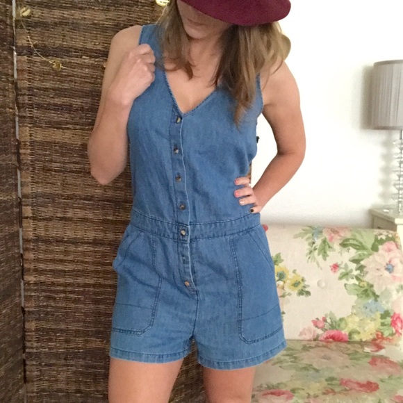 NWT J Brand denim romper - Picture 2 of 7